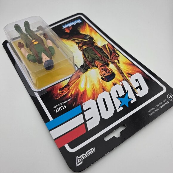Super7 G.I. Joe Flint Warrant Officer Classic Collectible Action Figure New - Picture 5 of 8